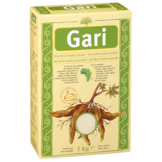 GARI OU SEMOULE DE MANIOC - SANS GLUTEN 1 KG