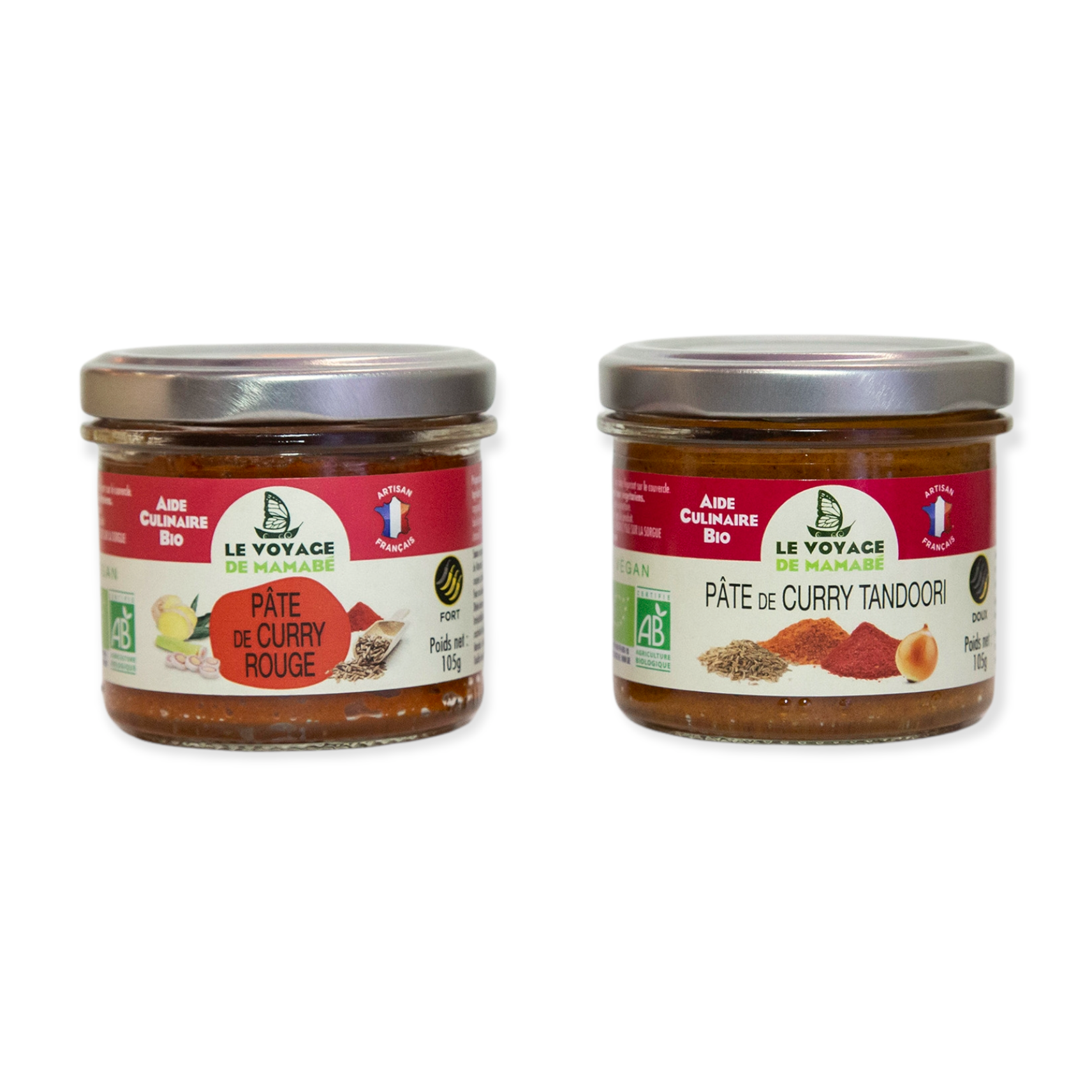 PÂTE DE CURRY ROUGE BIO 105 G