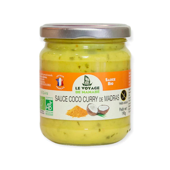 SAUCE COCO CURRY DE MADRAS BIO 200G