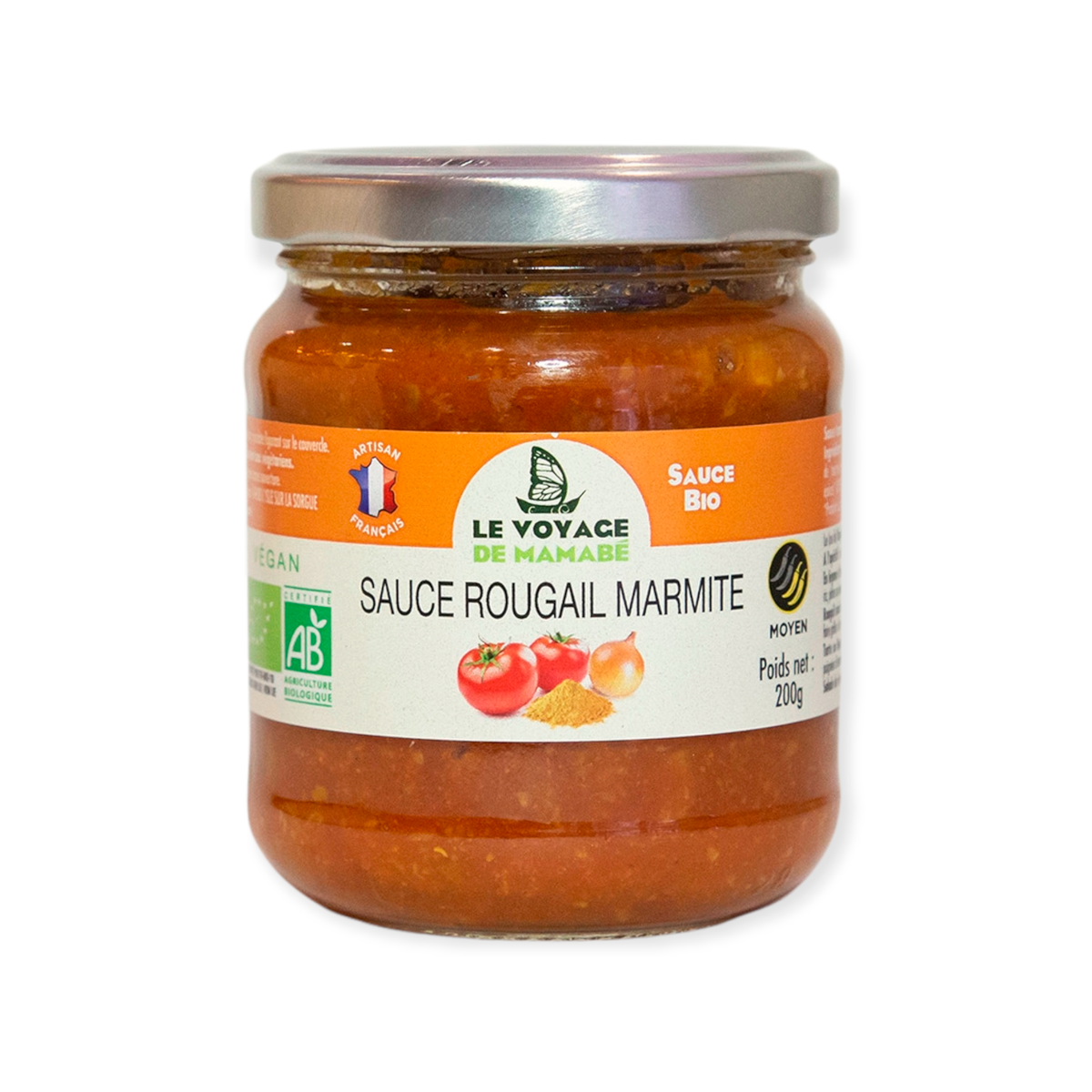 SAUCE ROUGAIL BIO 200 G COMPTOIR EXOTIC